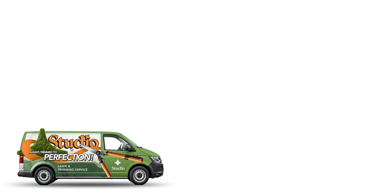 Studio lawn and trimming service van